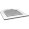 Ekena Millwork Octagonal Top Surface Mount PVC Gable Vent: Functional, w/ 3-1/2"W x 1"P Standard Frame, 24"W x 28"H GVPOT24X2801SF - alternate 5